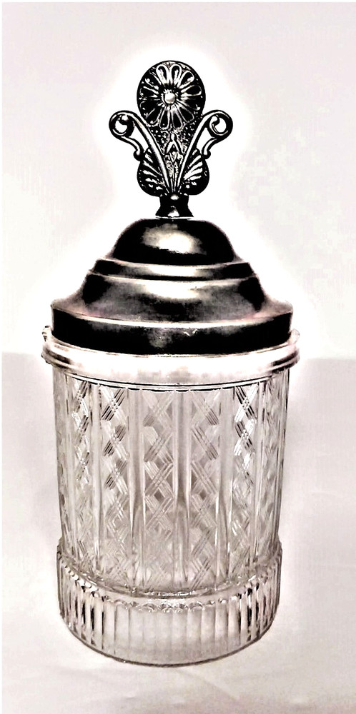 Antique Victorian Pickle Caster Insert With Lid