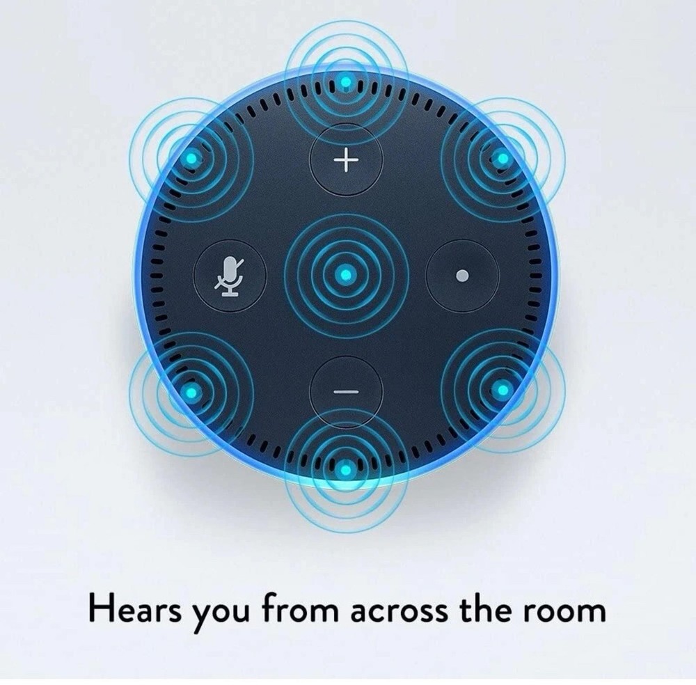 Amazon Echo Dot 2nd Generation Bluetooth Smart Speaker, Alexa-Enabled, Black