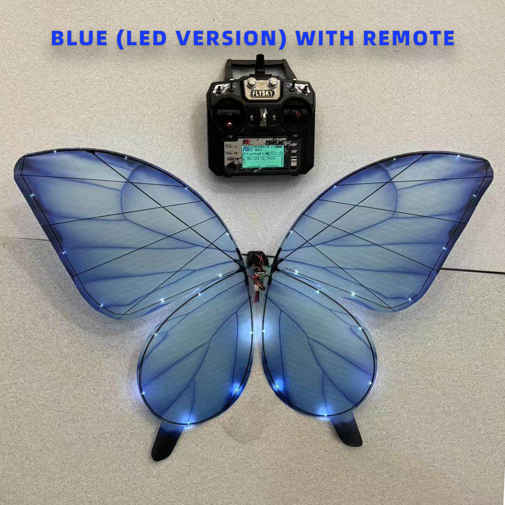 Bionic Flapping Wing RC Flying Butterfly DroneLED Opening Performance Stage Prop