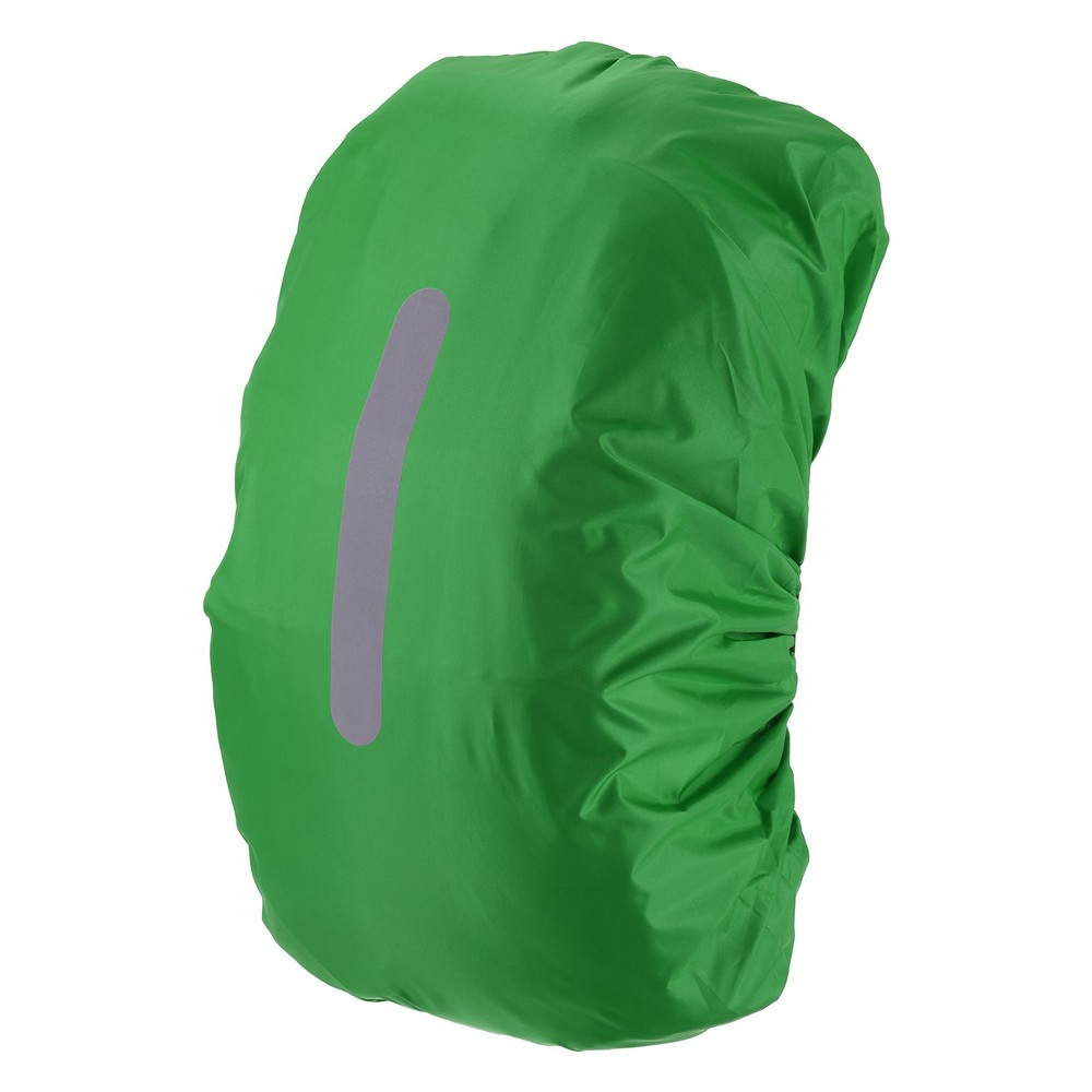 55L-65L Backpack Rain Cover with A Vertical Reflective Strap [Emerald Green]