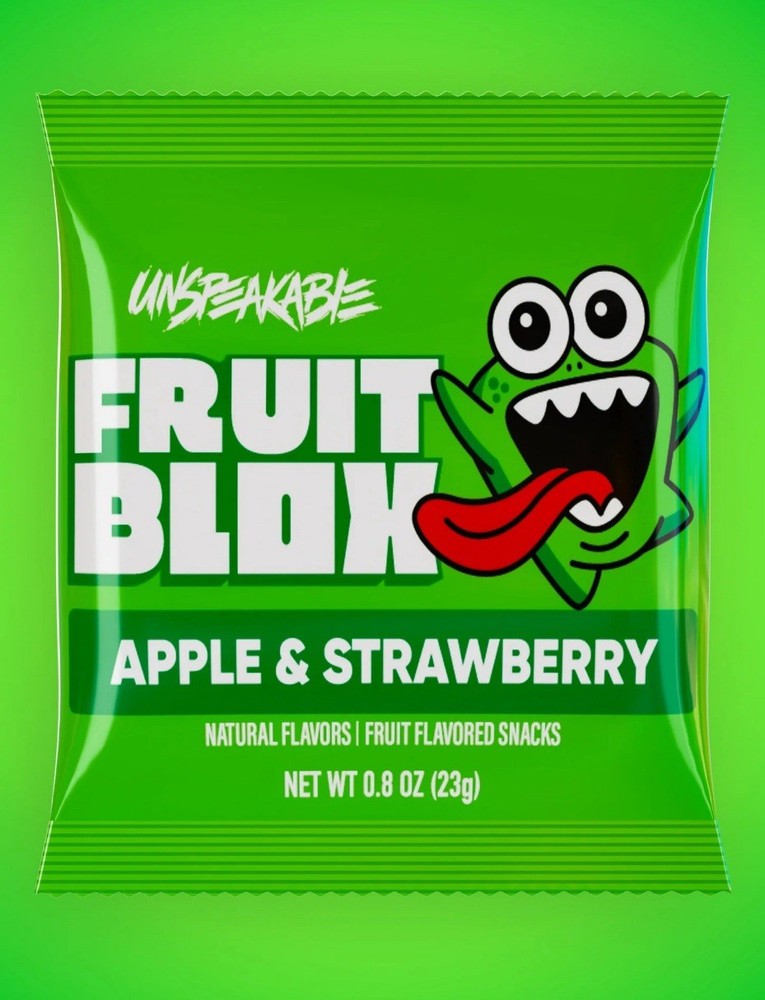 Unspeakable Apple Strawberry Fruit Snacks, 22 Count