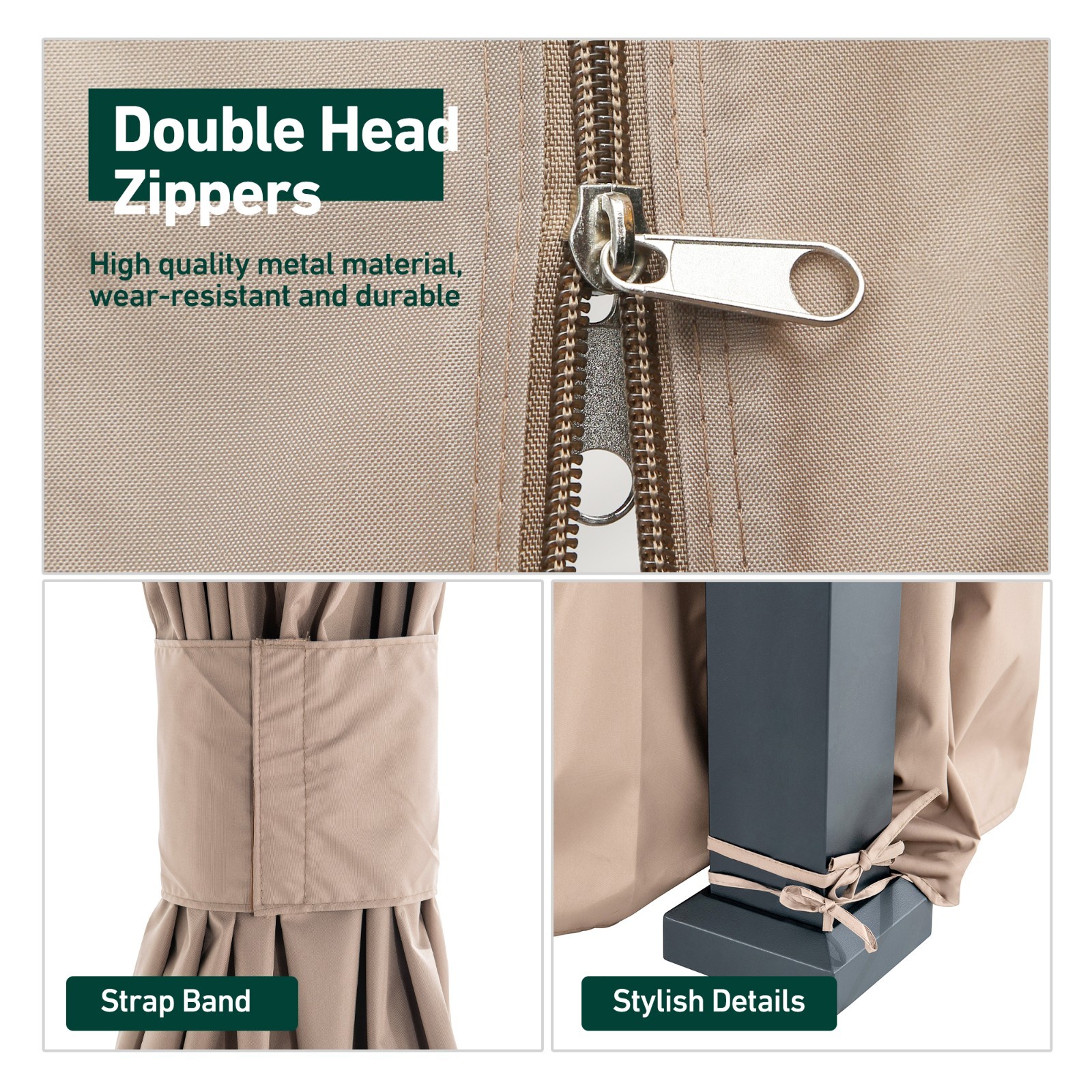 Outdoor Gazebo Canopy Privacy Curtain Replacement Universal 4 / 6 Panel Sidewall