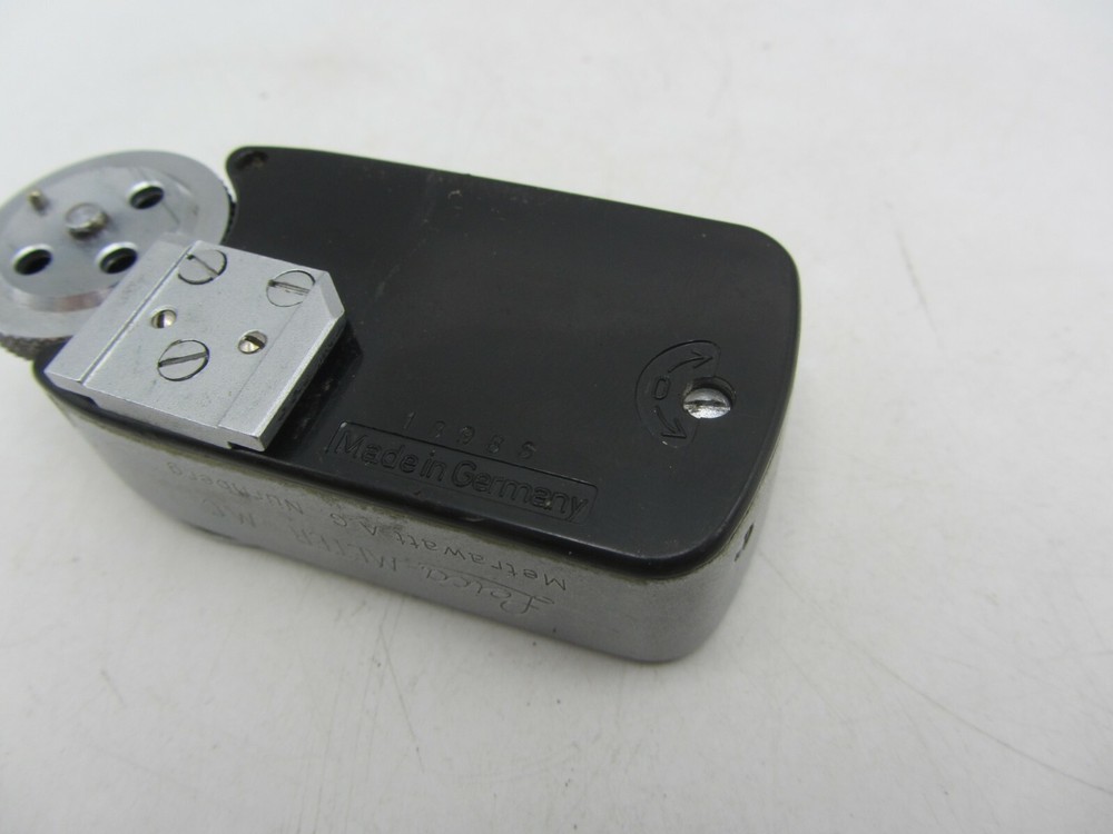 Leitz Leica MC Chrome Camera Shoe Mount Light Meter - Responds to Light