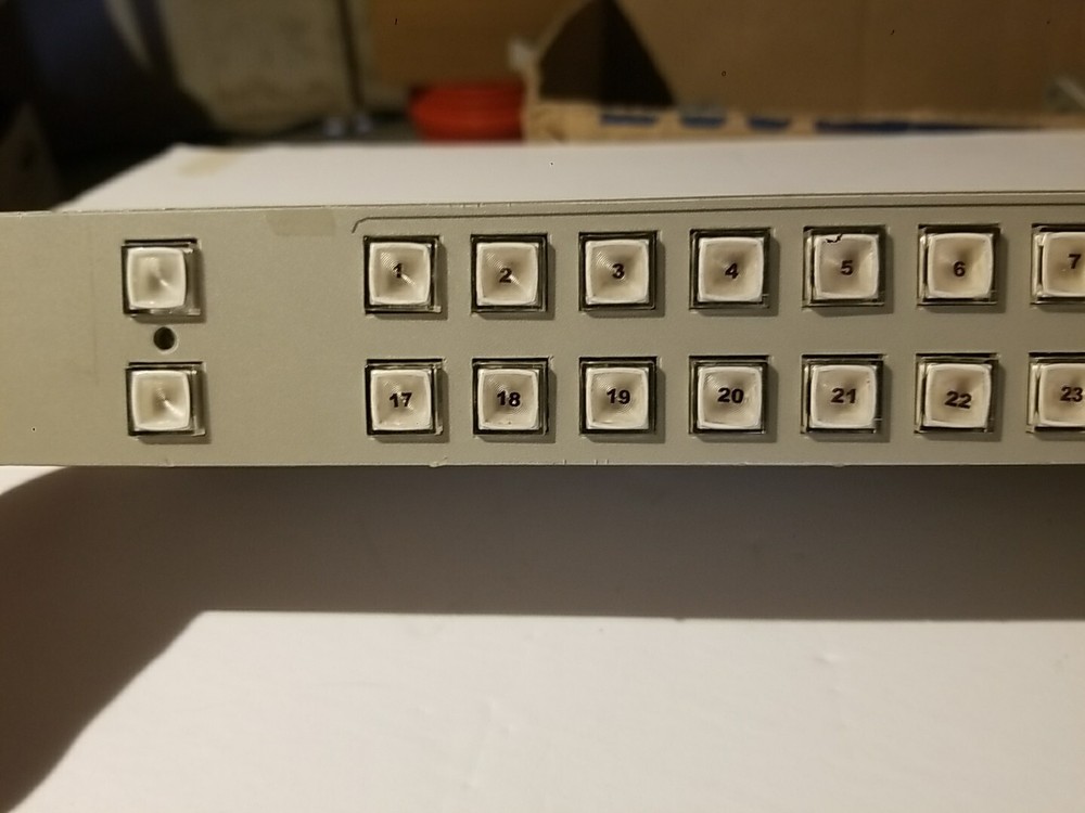 Genuine Leitch 32x1p Video Switcher Control Panel