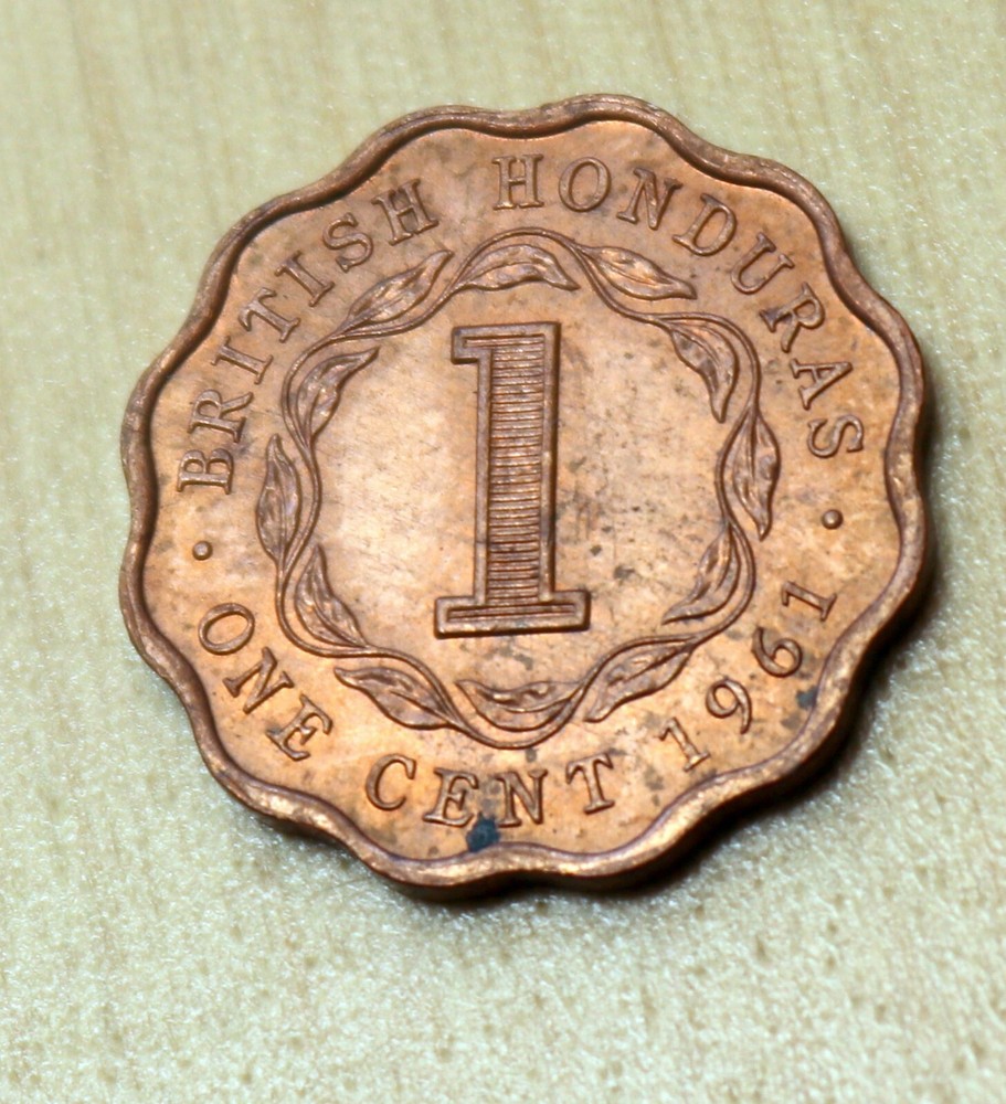 1961 British Honduras 1 Cent