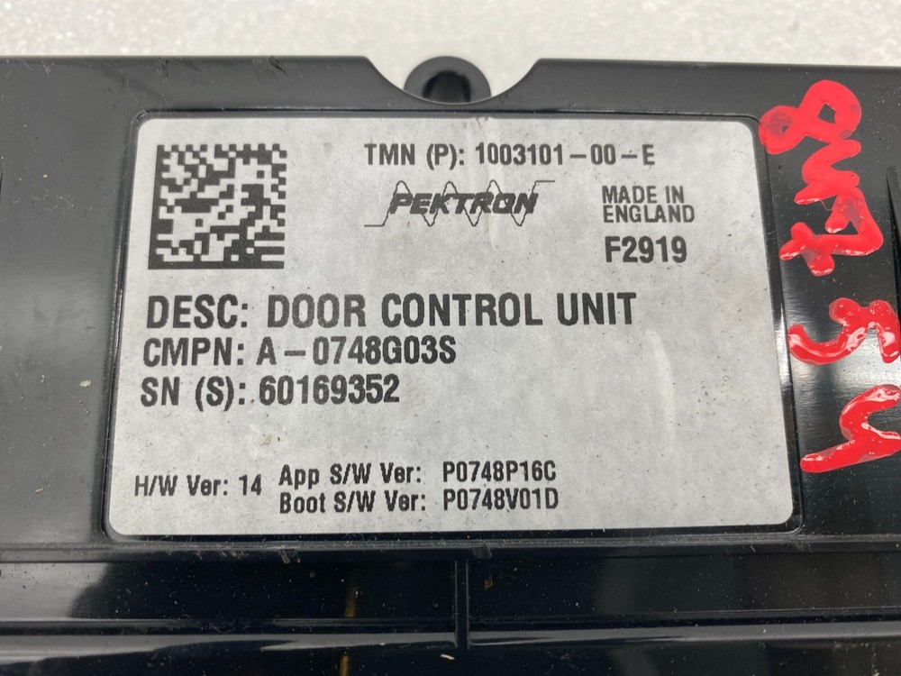 ⭕ 12-20 Tesla Model S Door Control Unit Module Mechanism Controller 1003101-00-E