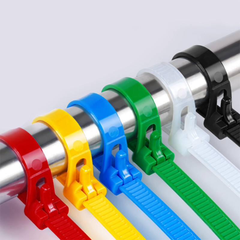 Releasable Reusable Self-Locking Nylon Cable Ties Banding Various Colour / Size