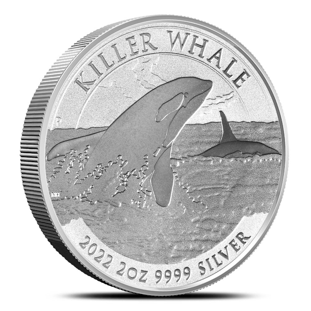 2022 2 oz Australian Killer Whale Silver Coin