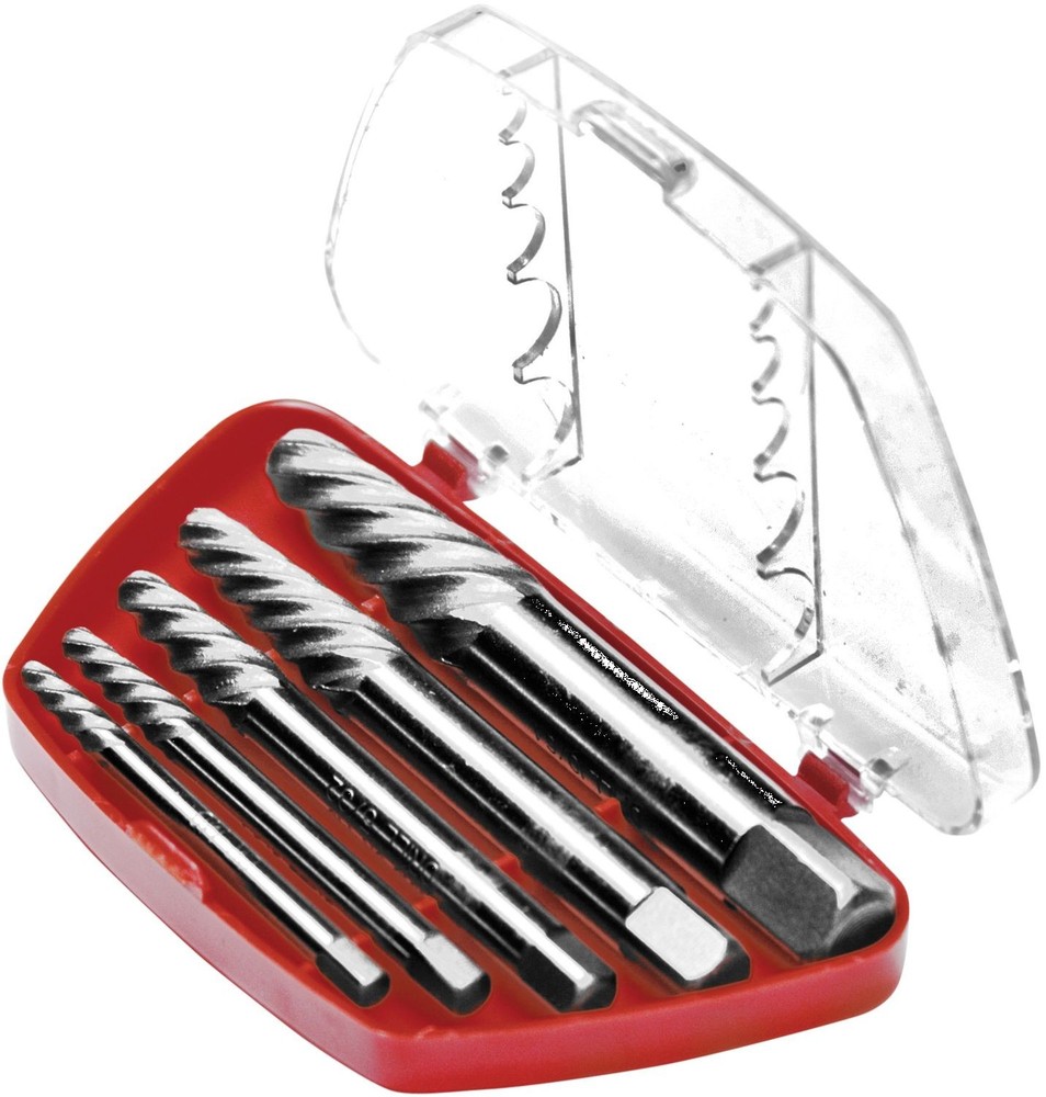 Performance Tool W2966 5 Piece Screw Extractor Set CRMoly