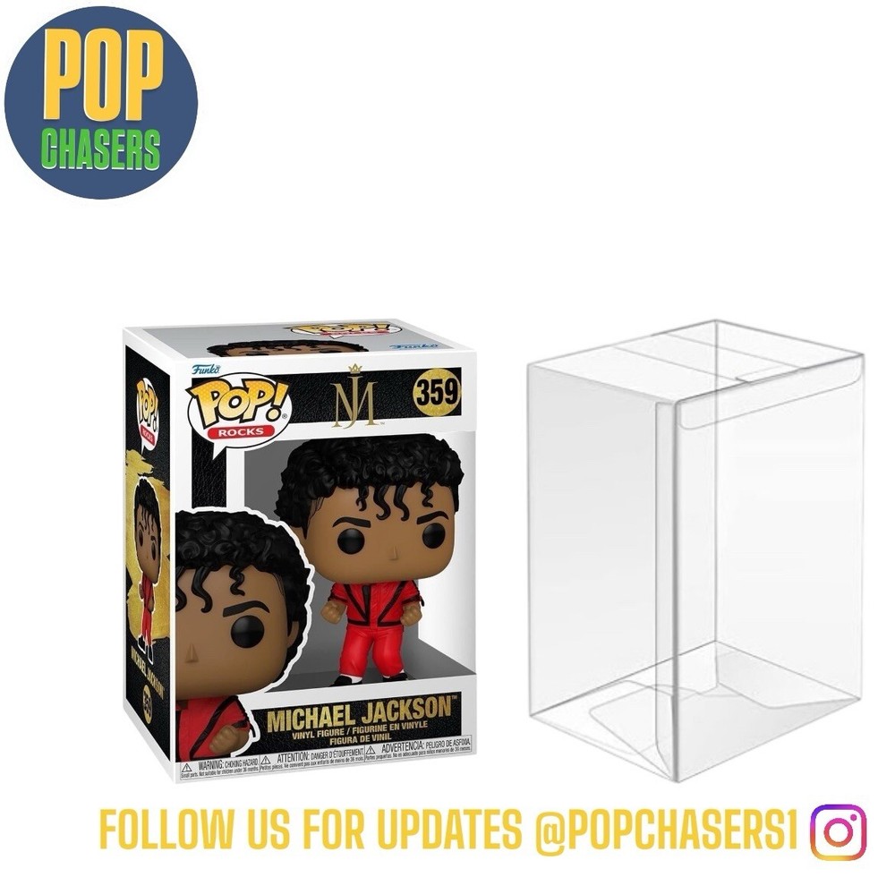 Funko POP! Rocks: Thriller - Michael Jackson #359 W/Pop Protector