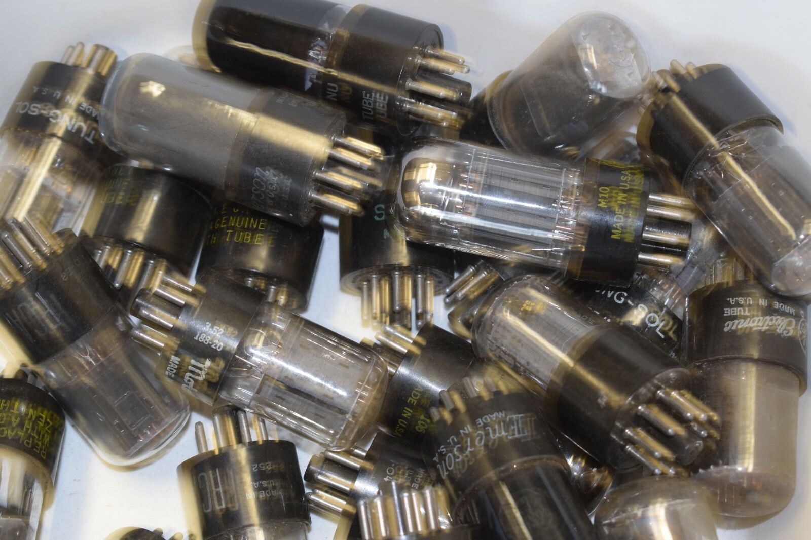 6SN7GT VINTAGE TUBES - VARIOUS BRANDS - TUNG SOL, GE, RCA, ETC. ALL TESTED