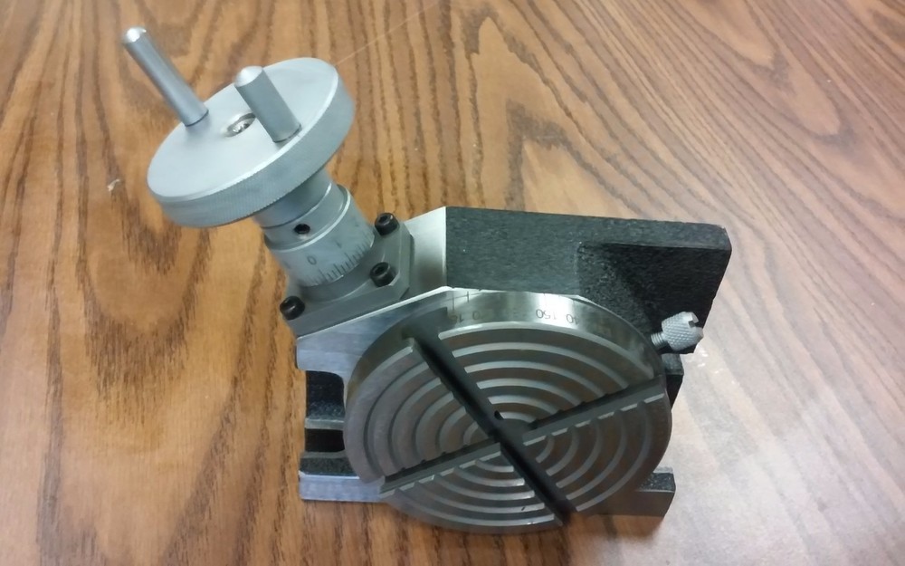 3" HORIZONTAL & VERTICAL PRECISION ROTARY TABLE, Part#TTSL-75- NEW