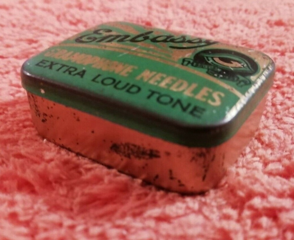 PG 423 GRAMOPHONE NEEDLES EMBASSY BOX GRAMOPHONE DOTS