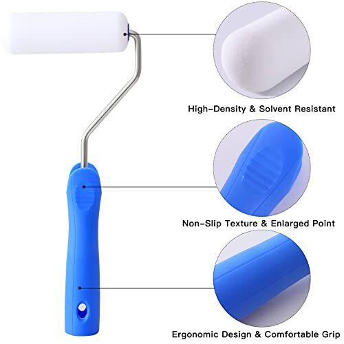 Foam Paint Roller 4 Inch Paint Roller Small Paint Roller High Density Foam Paint