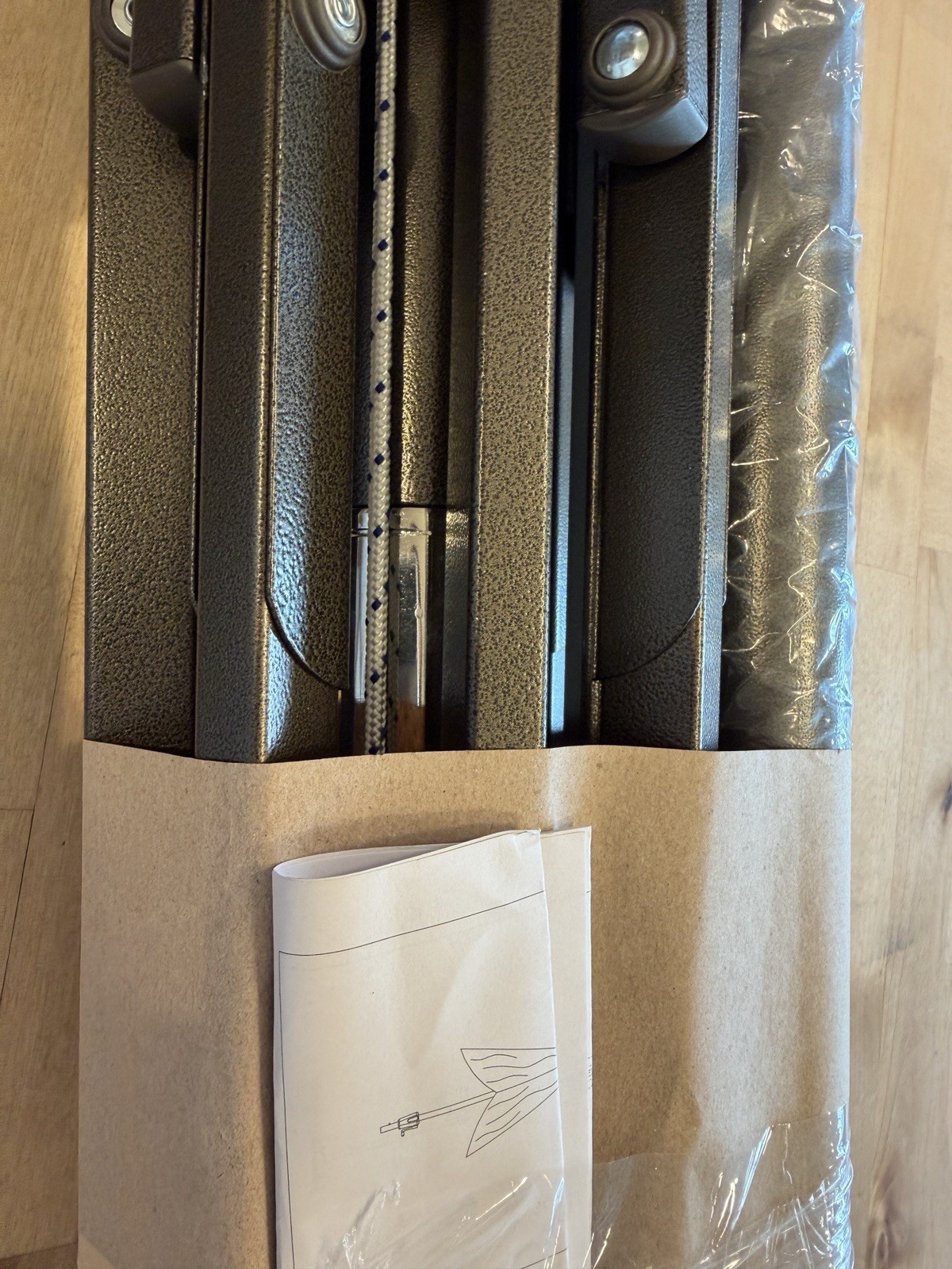 Pottery Barn 10' Rectangular Outdoor Umbrella Rustproof Aluminum Tilt Frame