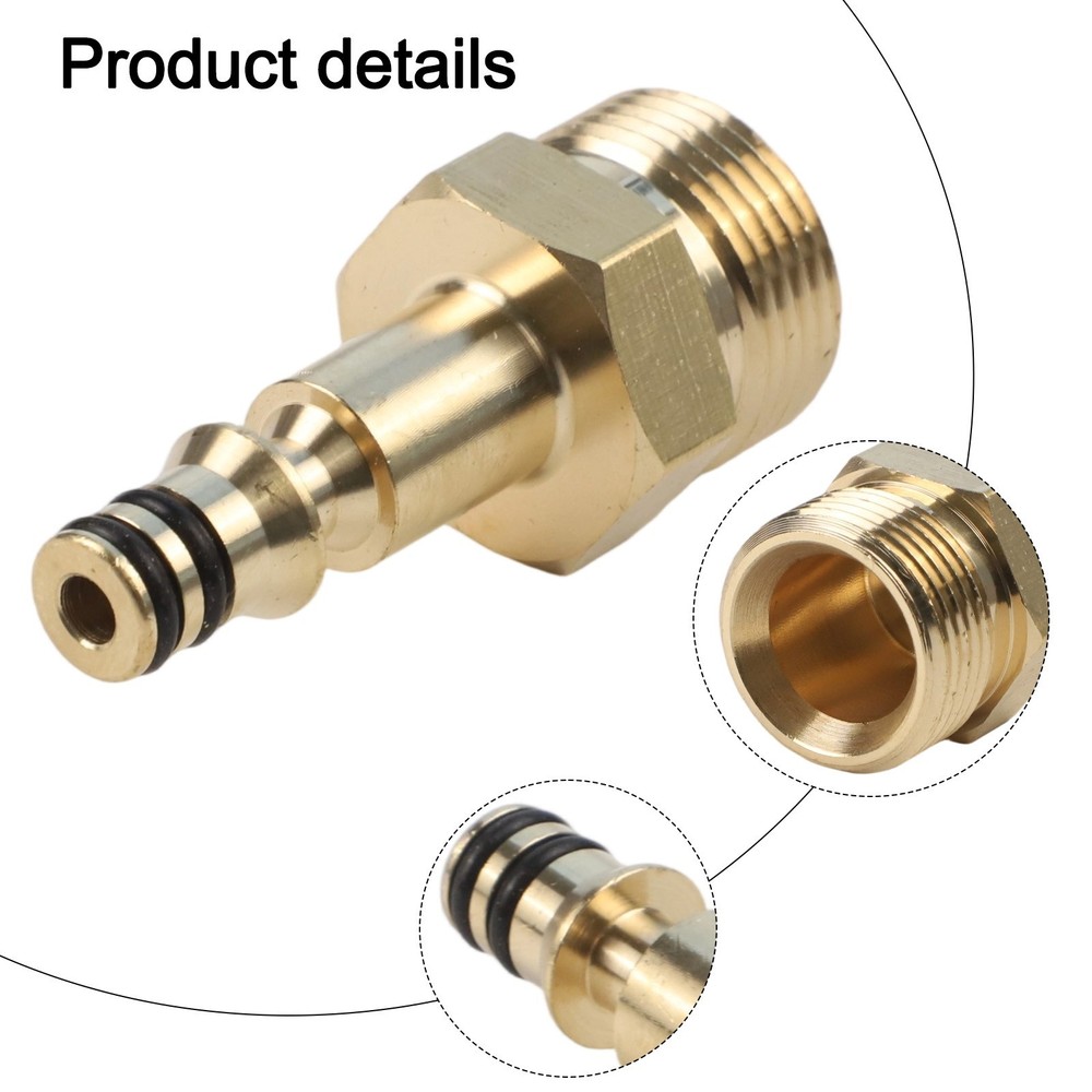 M22 Adapter High Pressure Washer Hose Pipe Quick Connector Convert Tool New ~