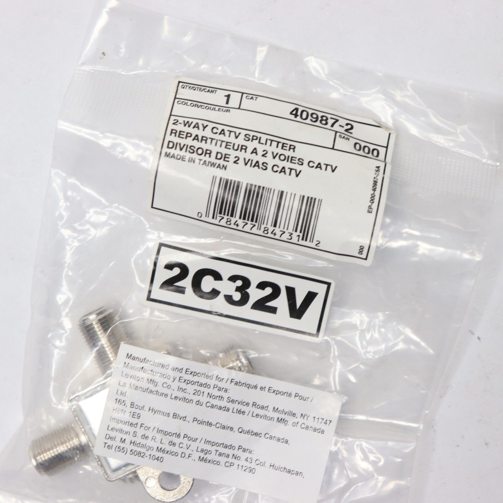 Leviton 2-Way Splitter 40987-2