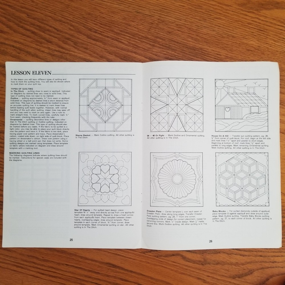 Quilting Booklets x3 Teach Yourself to Quilt Basic & Beginners Patchwork