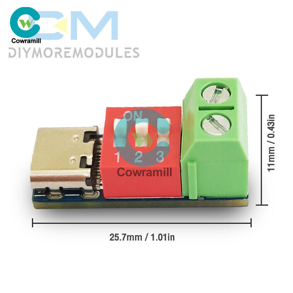 USB Type-C PD Trigger Board Module PD/QC Decoy Board Fast Charge Test Board