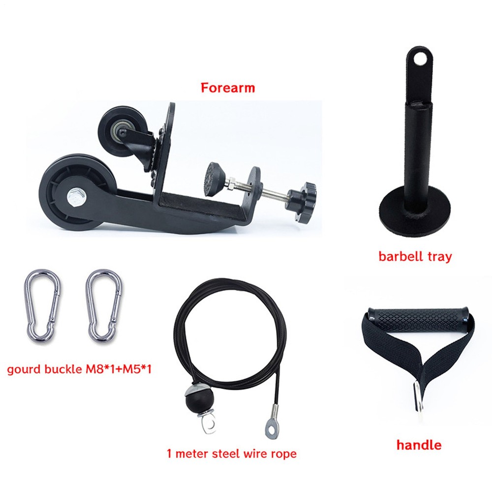 Arm Wrestling Training Equipment, Forearm Trainer Table Pulley Cable System