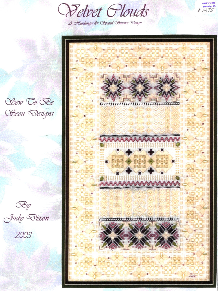 VELVET CLOUDS SAMPLER, Sew to be Seen Designs Beaded Embroidery Pattern