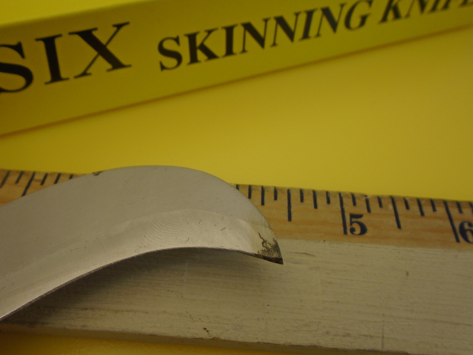 Basix Lineman Knife SK50 High Visibility Orange Handle Hang Ring New Old Stock