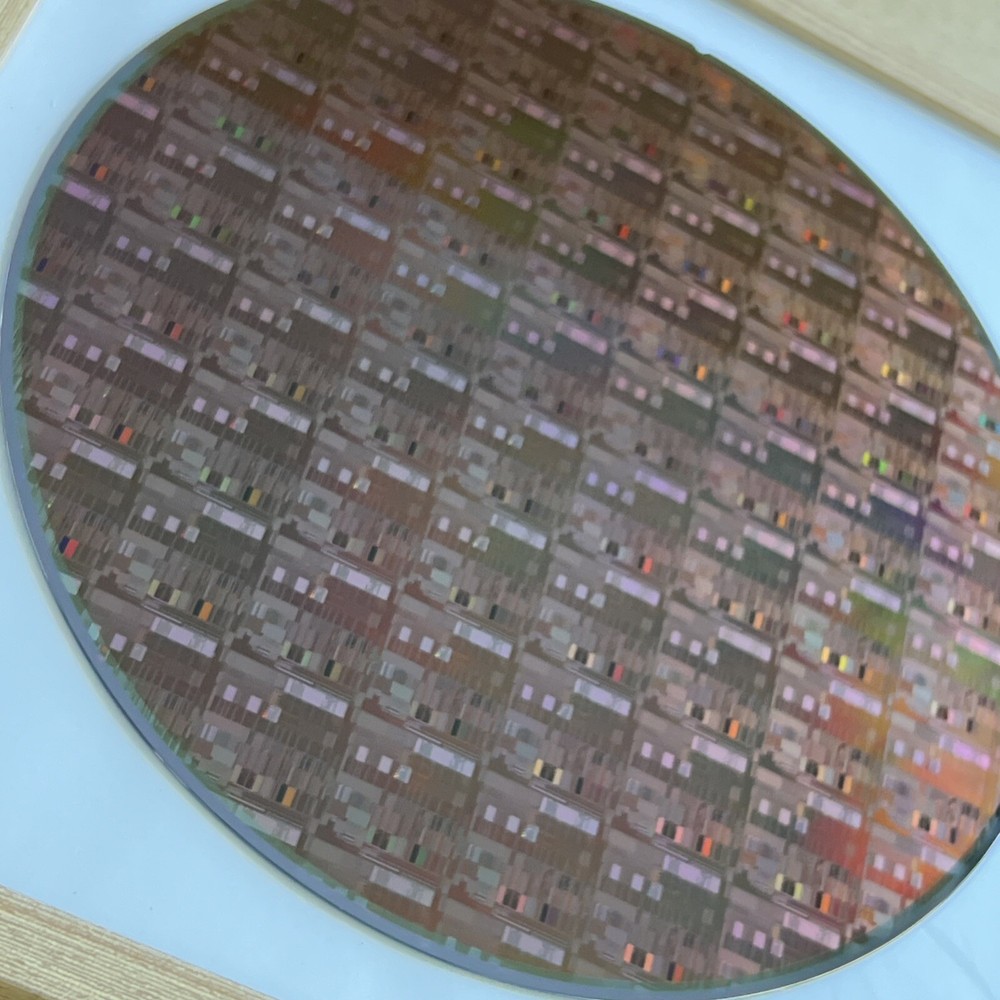 8” Patterns Silicon Wafer Thickness 735um Collection Art Wafer Come With AFrame