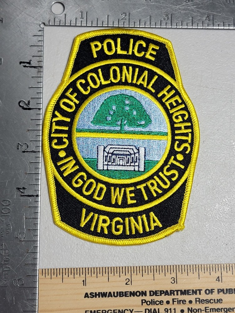 GGb2 Police patch Virginia Colonial Heights