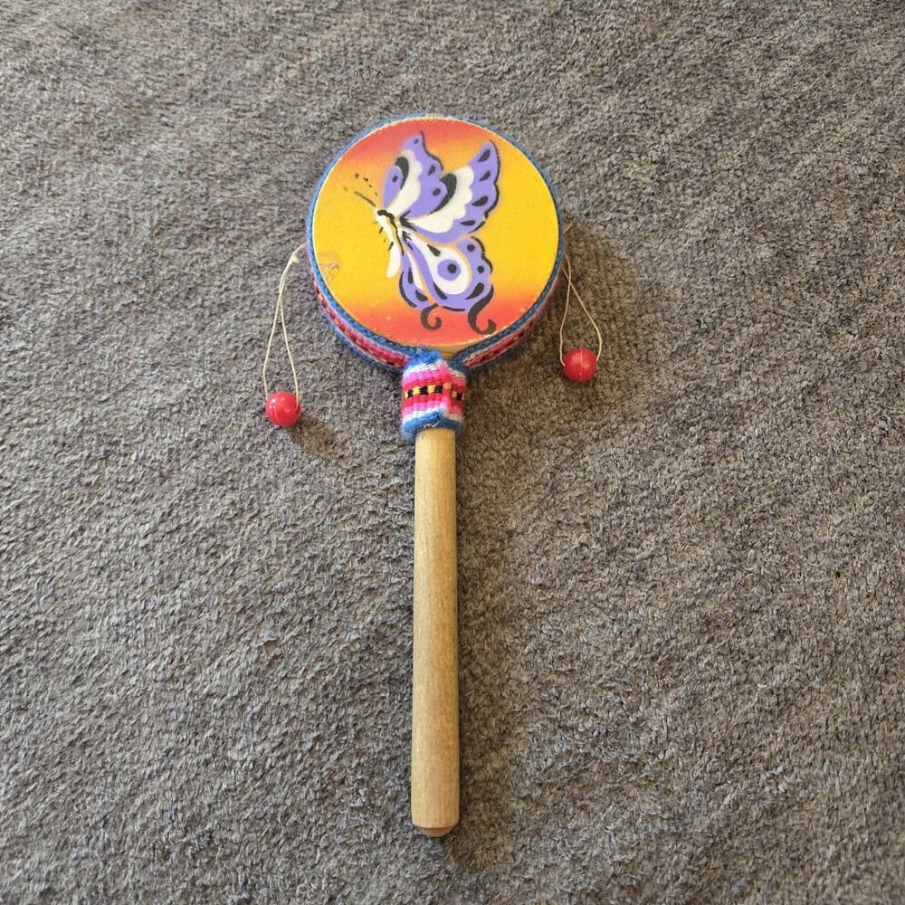 Vintage Butterfly Spin Drum