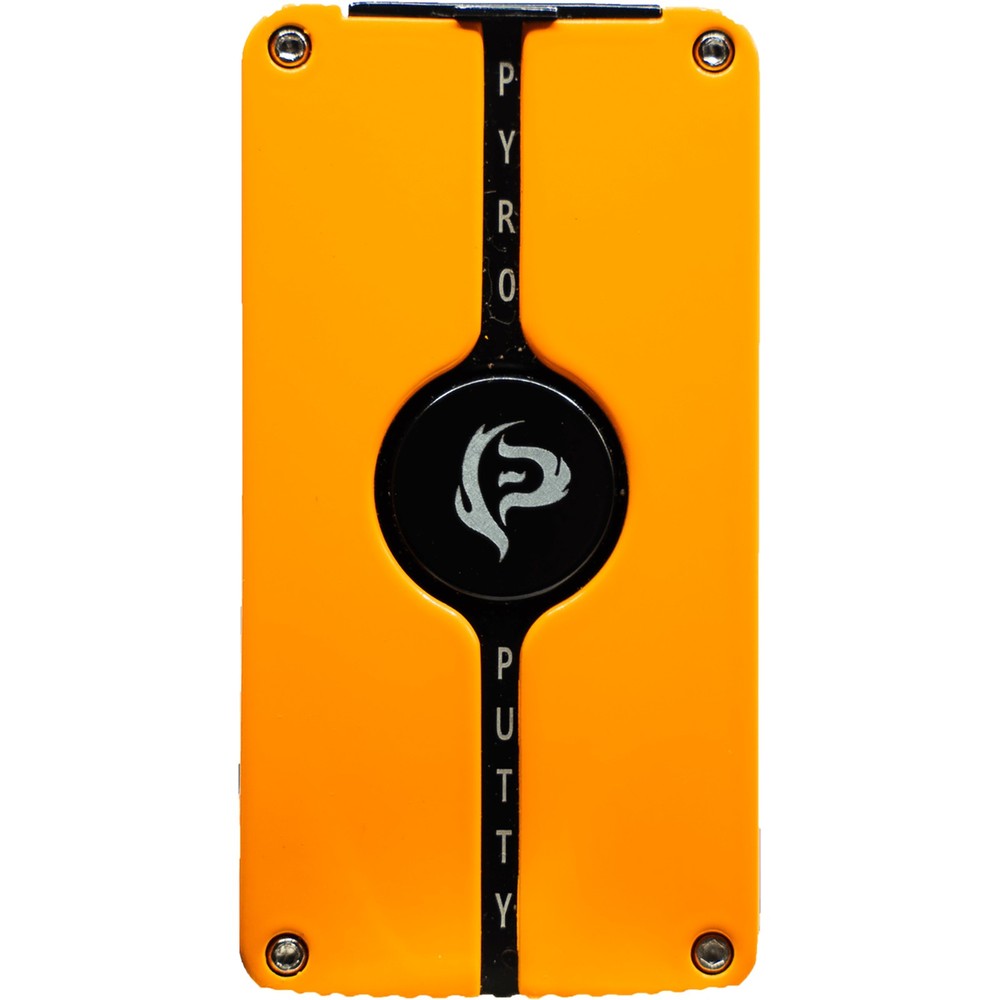 Pyro Putty Tri-Flame Butane Refillable Lighter, Cigar Cutter & Adjustable Flame
