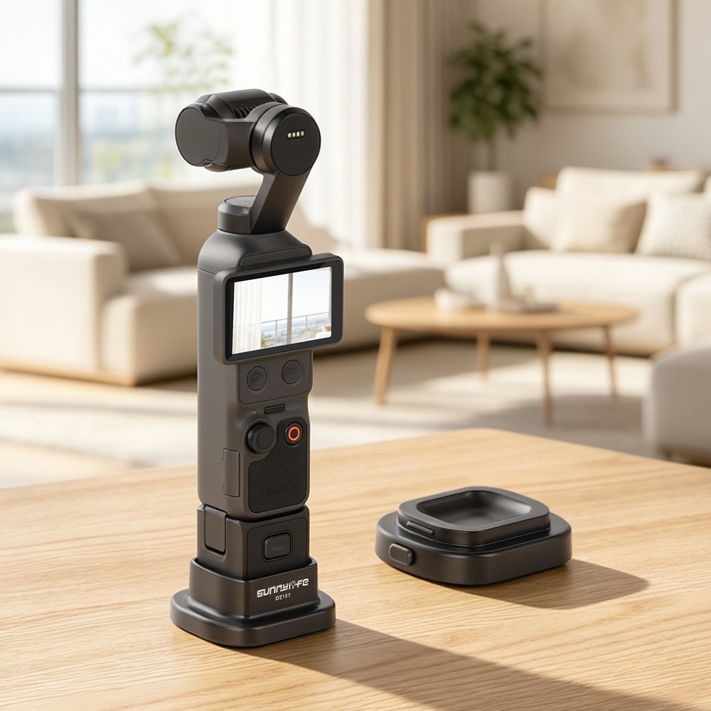 For DJI Osmo Pocket 4/3 Removable Car Base Desktop Support Upright Base