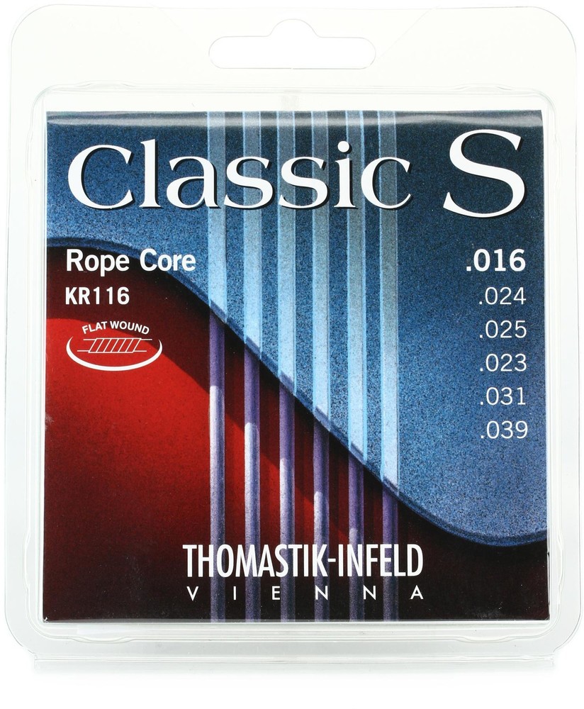 Thomastik-Infeld Classic S Rope Core Flatwound Acoustic Strings -