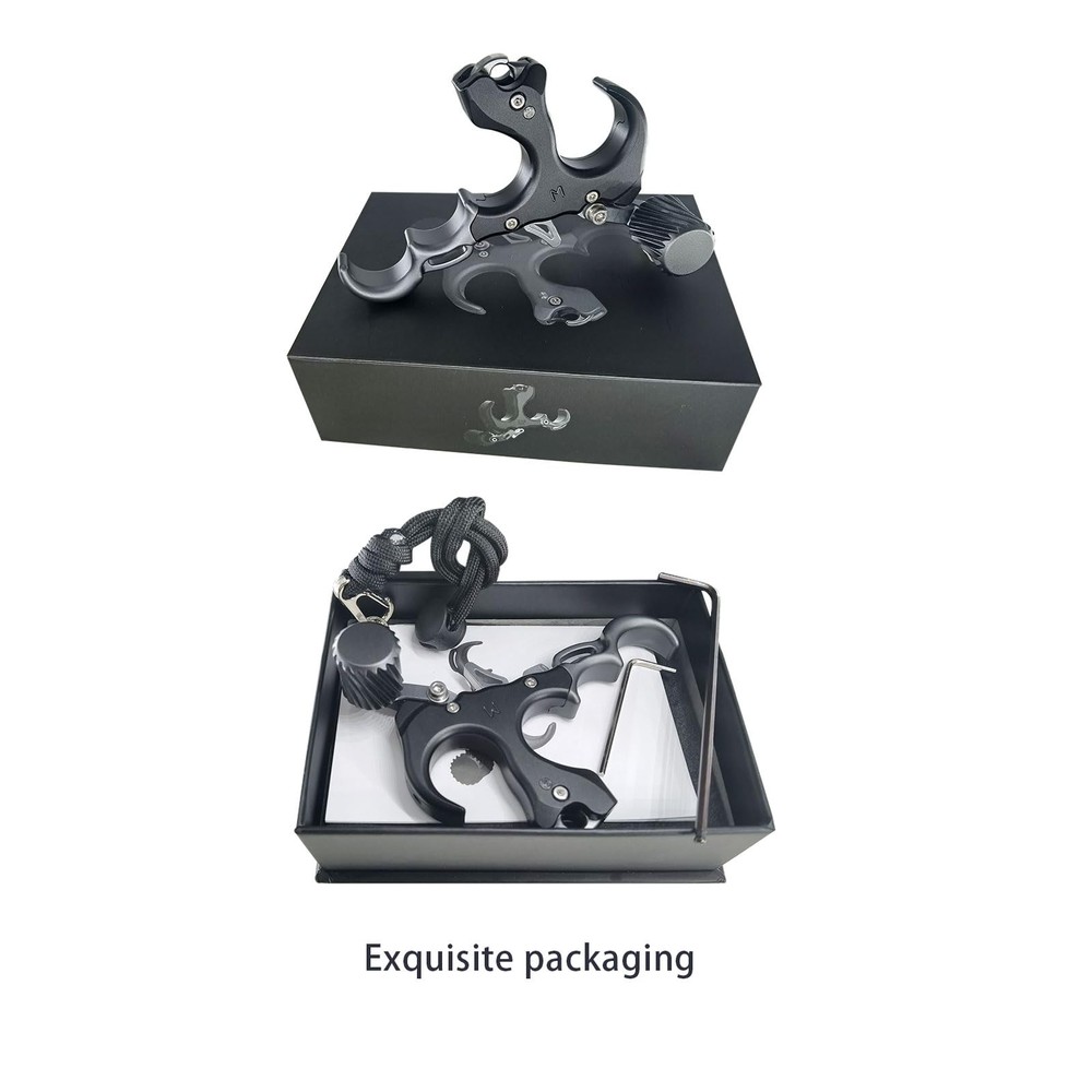 Compound Bow Aid Releaser with Wrist Straps and Adjustment Tool,Archery Release