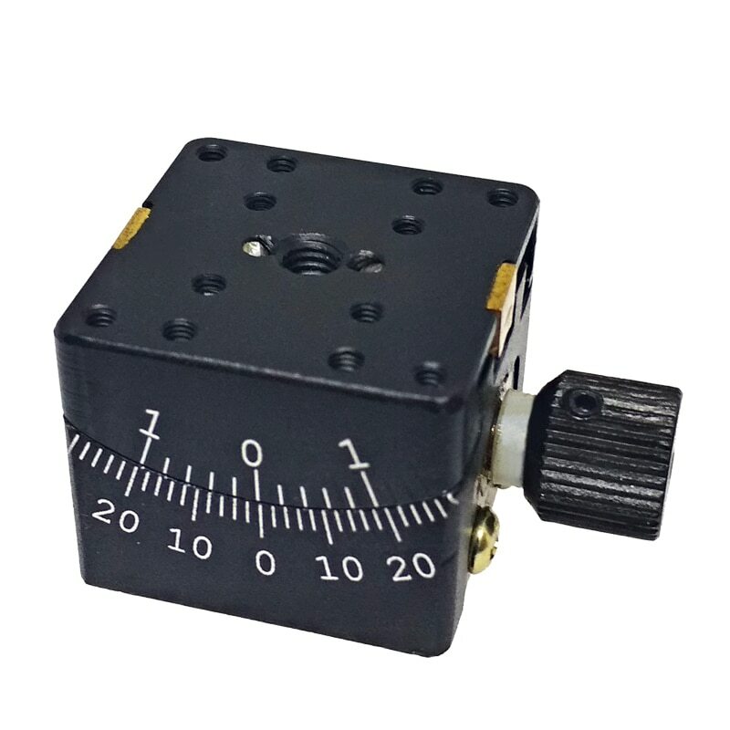 PT-SD304 Manual Goniometer Stage Dovetail Platform Precise Optical Table 25x25mm