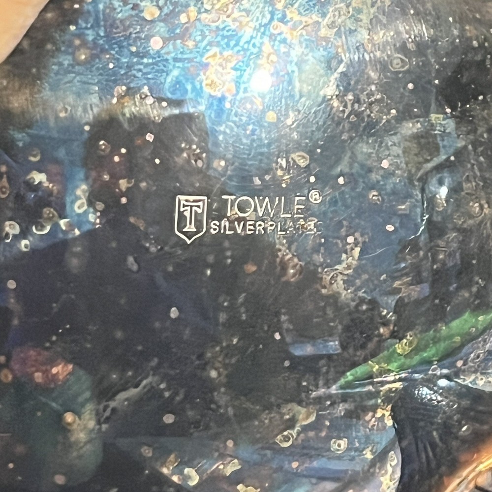 towle silverplated Tea Pot Single 11" tall silver