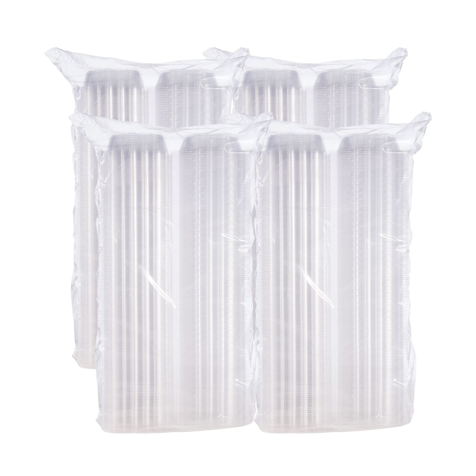 Dart C57PST1 ClearSeal 6″ Square Plastic Hinged Container 500/Case OPS