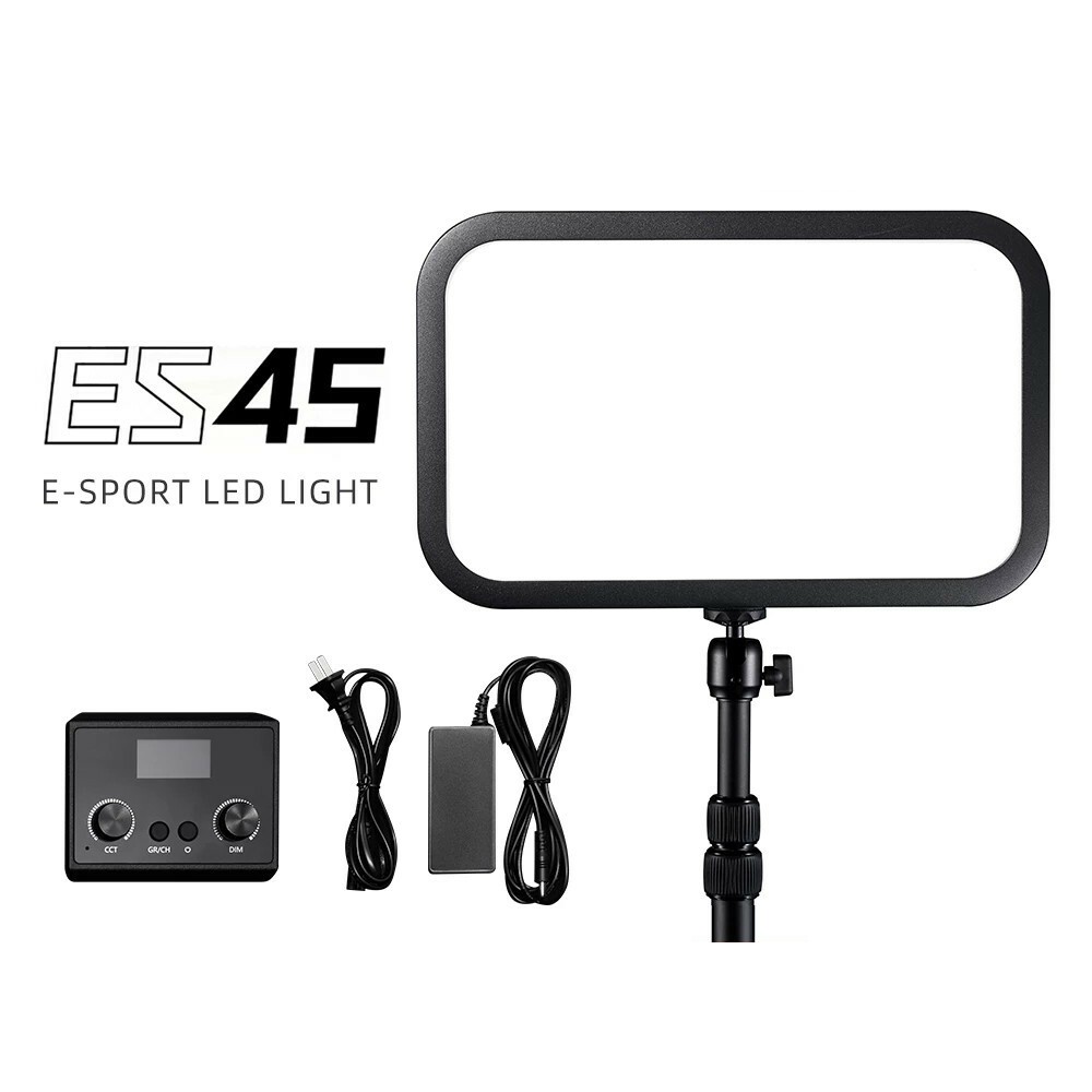 Godox ES45 LED Video Light Kit APP Remote Control Light Panel for Live Streaming