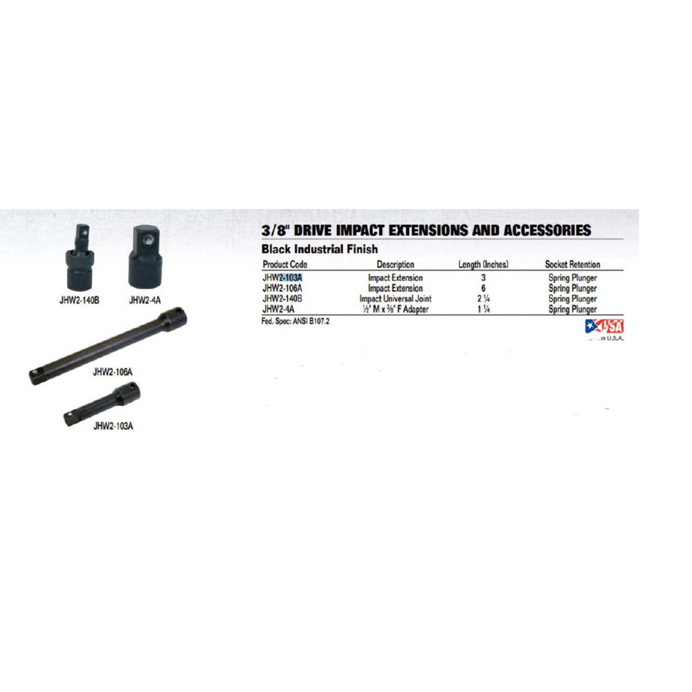 Williams 2-106A 6-Inch Impact Extension