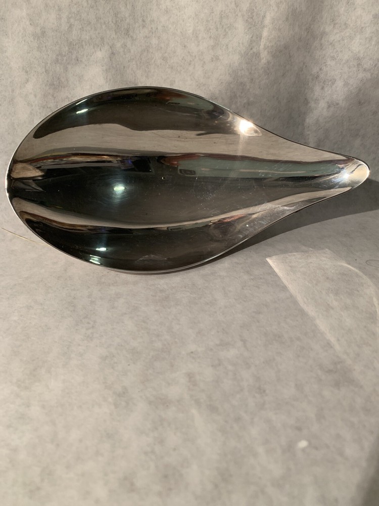 Antique Reed & Barton #64 Silver Tear Drop Footed Dish Marked