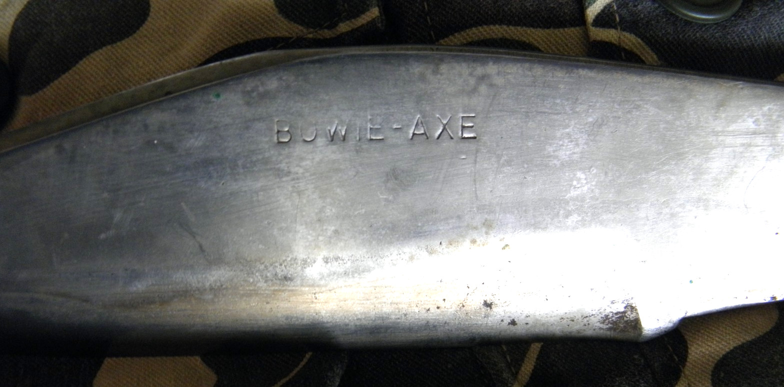 Tru-Bal Bowie-Axe True-Balance Fighting Throwing Knife Used