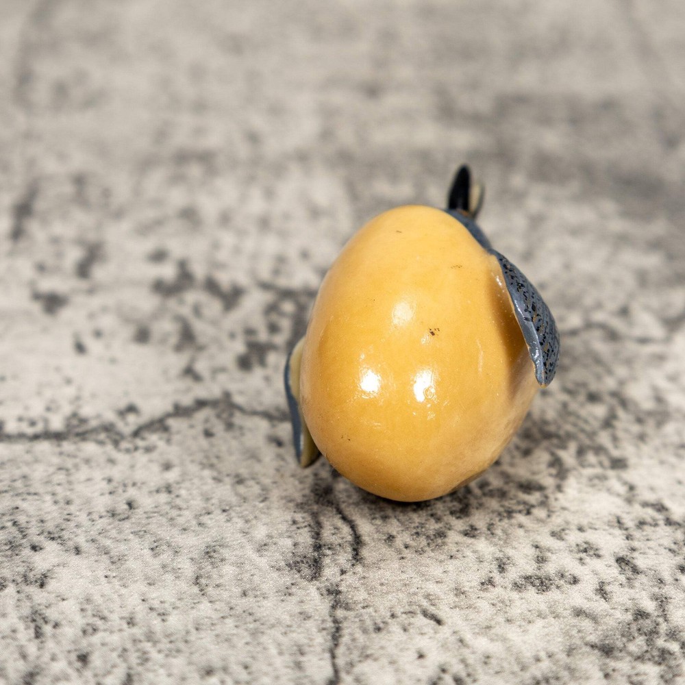 Seed Eater Bird Emerging Egg Tagua Carving