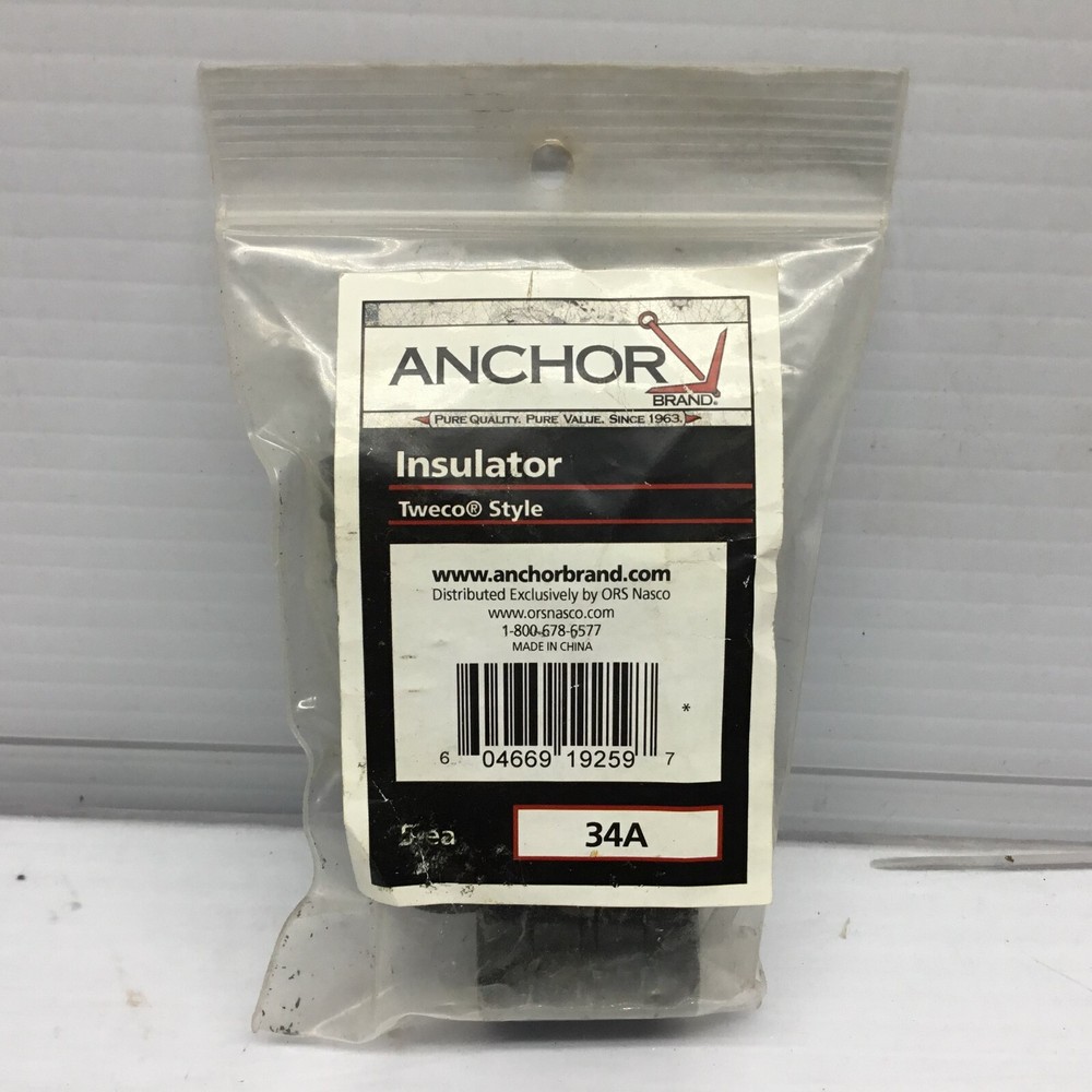ANCHOR 34A INSULATOR Tweco Style  (5-PACK)