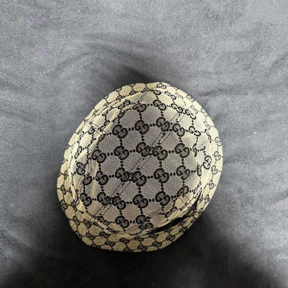Gucci Gg Pattern Hat Beige/Black