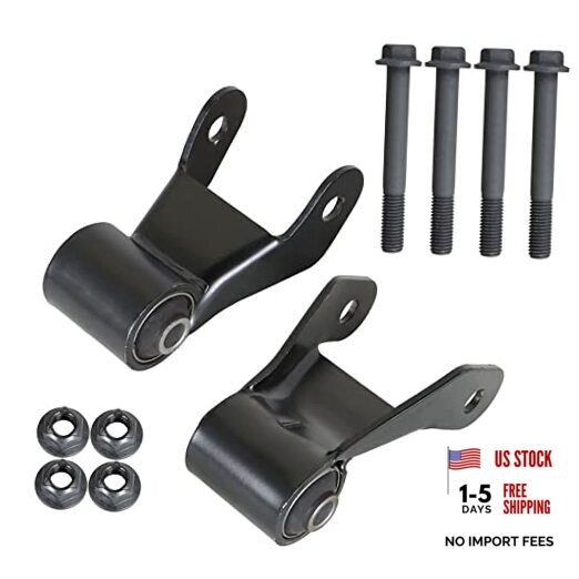 Leaf Spring Rearward Shackle Bracket Kit Replacement for Chevy Avalanche