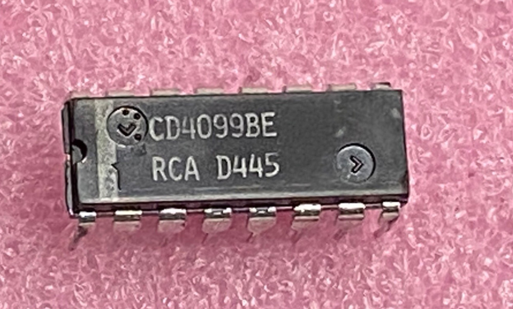 RCA CD4099BE 8-bit addressable latch Integrated Circuit