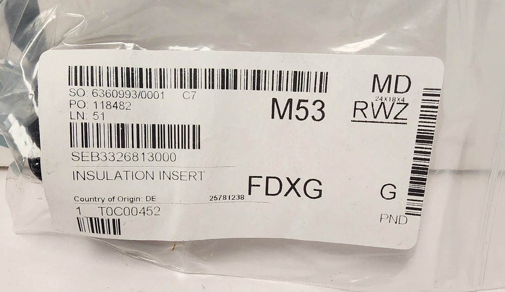 1 New WMF 3326813000 Insulation Insert ( Schaerer)