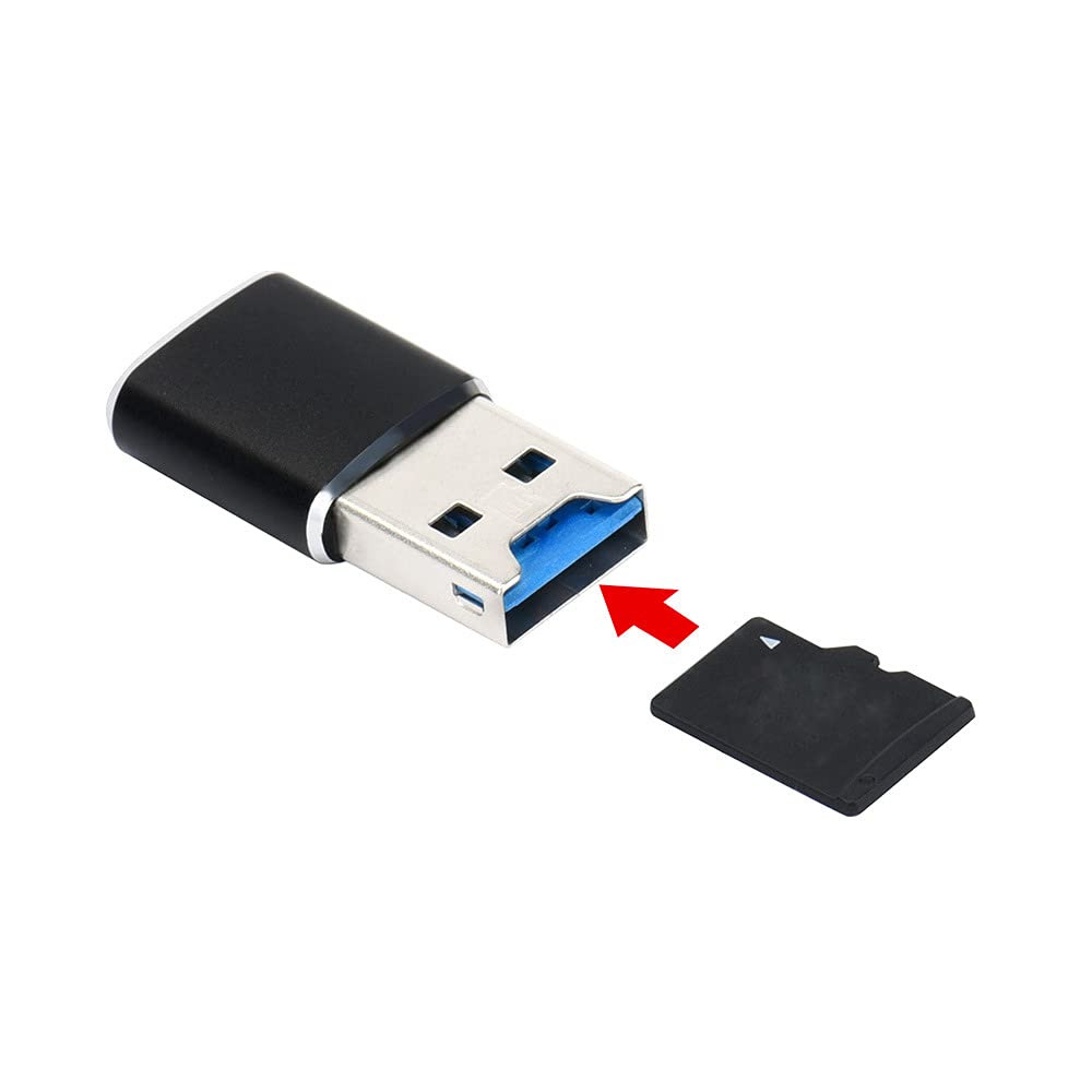Cablecc USB 3.0 to Micro SD SDXC TF Card Reader Writer Adapter 5Gbps Super Speed