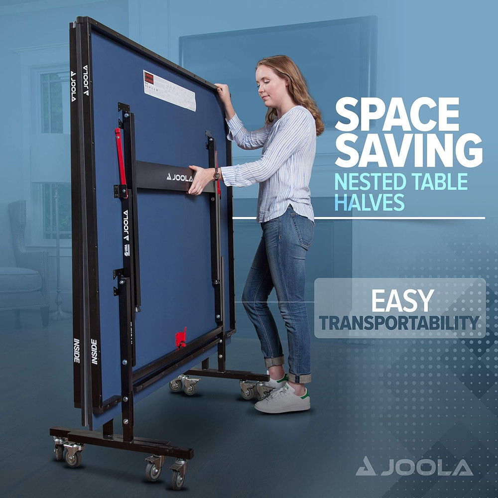 Professional MDF Indoor Ping Pong Table - Quick Assembly & Foldable Design