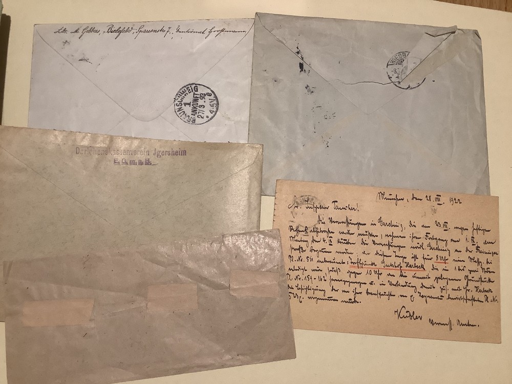 Germany postal history covers & postal stationary items Ref A485