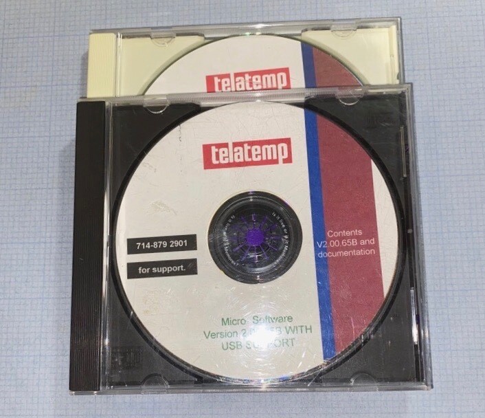 (8) Telatemp Micropoint 1 Temperature Data Loggers + Software + Serial Adapter